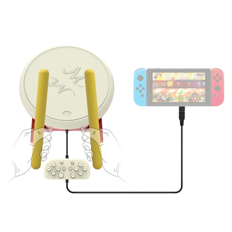 DOBE TNS-1867 Baquetas Taiko Switch Botones Independientes