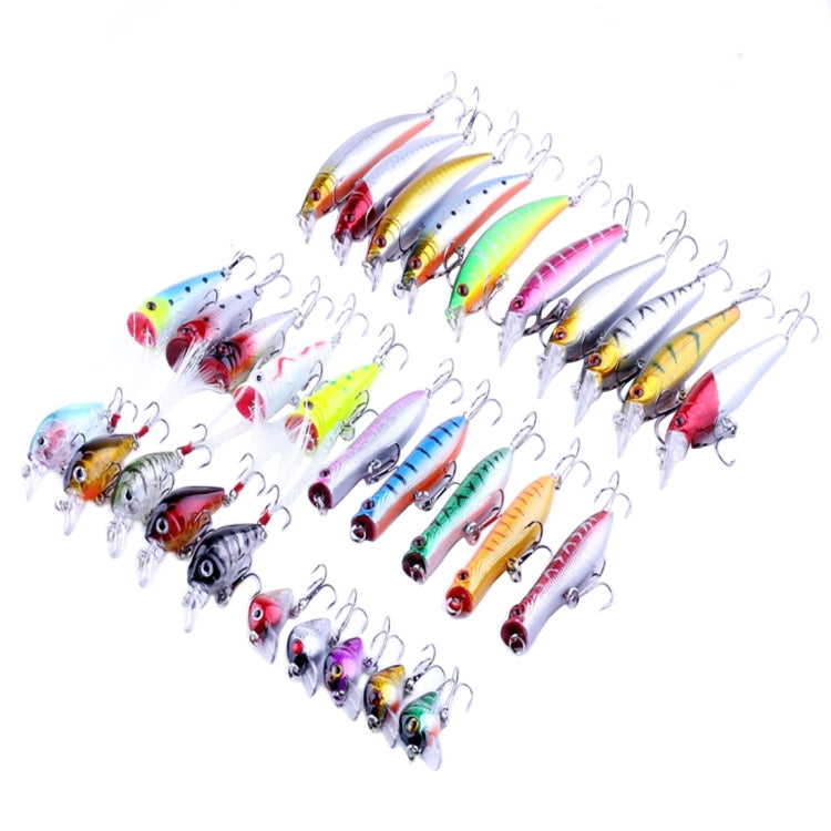 HENGJIA SETL30 Señuelos Minnow 30Piezas Pesca Plástico