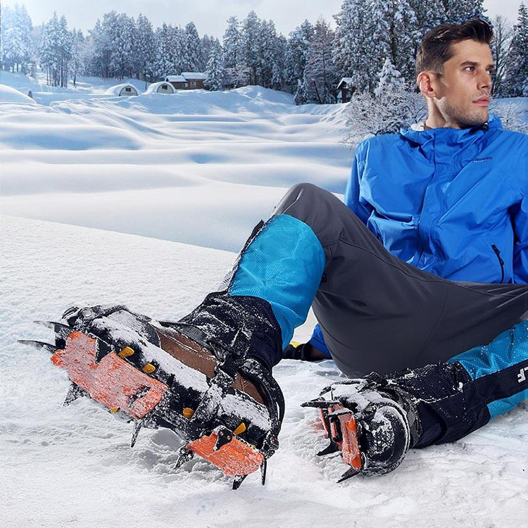 Aotu AT8701 Crampones para Nieve 10 Dientes Pinza de Hielo