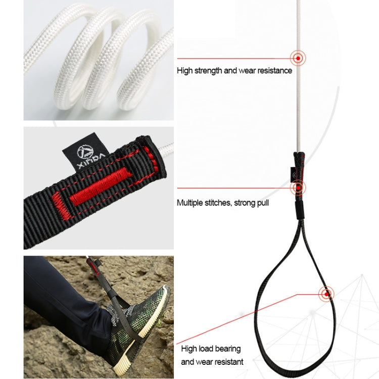 XINDA Correa de Pedal Elevador Nylon 80-130 cm Escalada