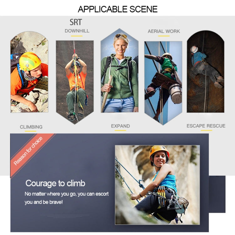 XINDA Correa de Pedal Elevador Nylon 80-130 cm Escalada