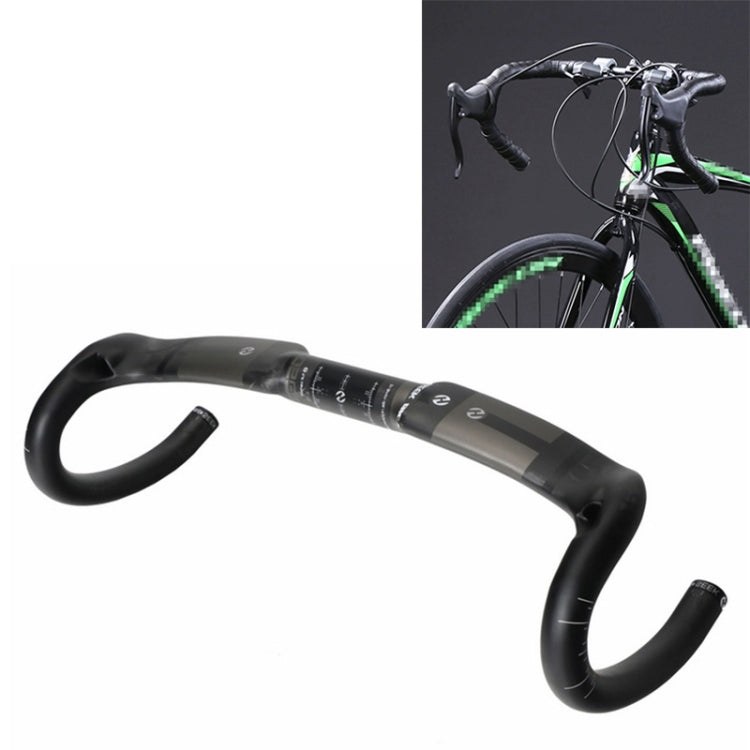 TOSEEK UD Manillar Carretera Fibra De Carbono 440mm