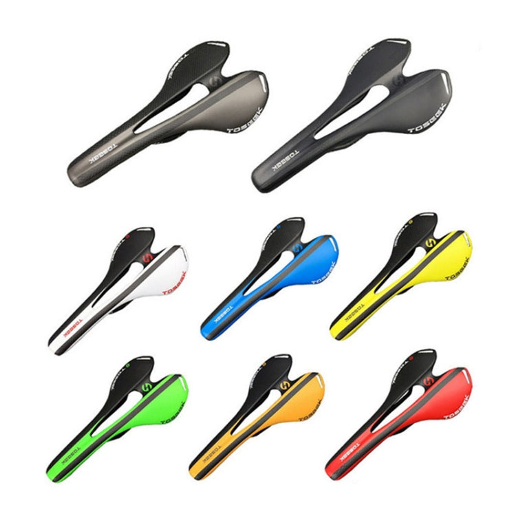 TOSEEK Sillín De Fibra De Carbono Con Luz Para Bicicleta