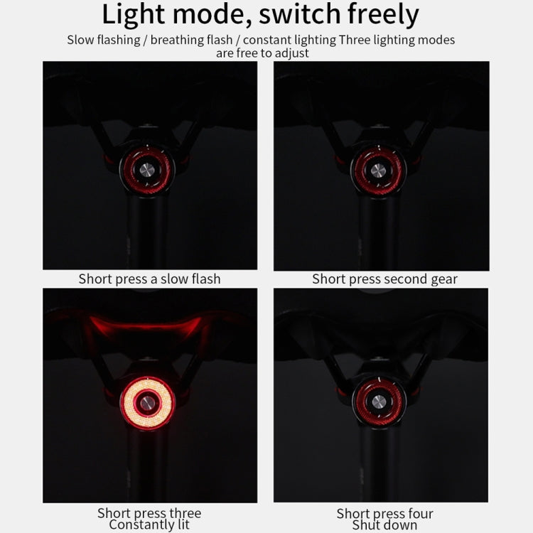 Antusi Q5 Luz Trasera Bicicleta Sensor de Freno Inteligente