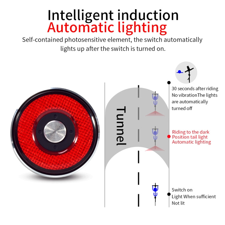 Antusi Q5 Luz Trasera Bicicleta Sensor de Freno Inteligente