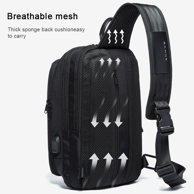 BANGE Bolso Hombro Aire Libre Puerto Exterior Carga USB