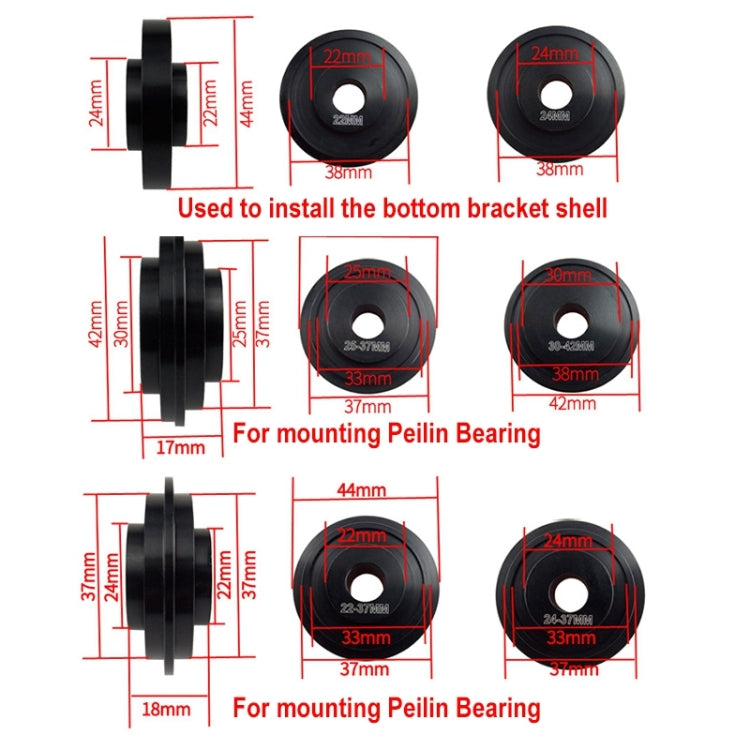 BIKERSAY BT040S2 Herramienta Prensa Ejes Profesional