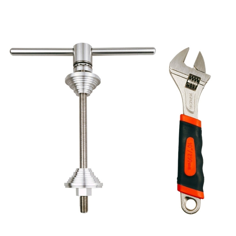 BIKERSAY BT040BT Herramienta Eje Bicicleta Acero Inoxidable