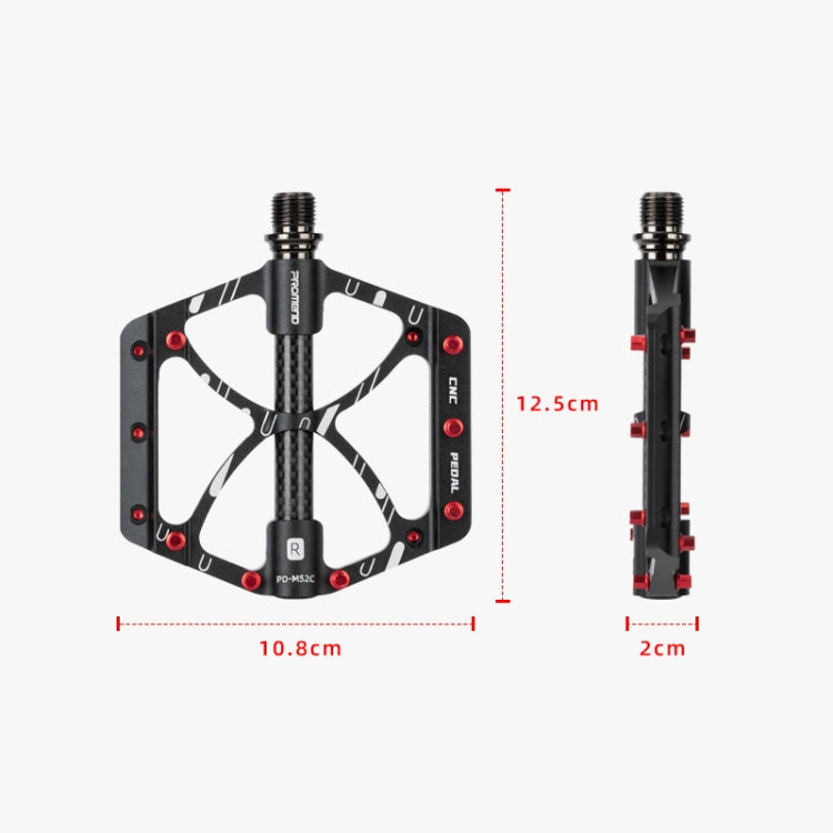 PROMEND PD-M52C Pedales Bicicleta Rodamientos Alta Velocidad