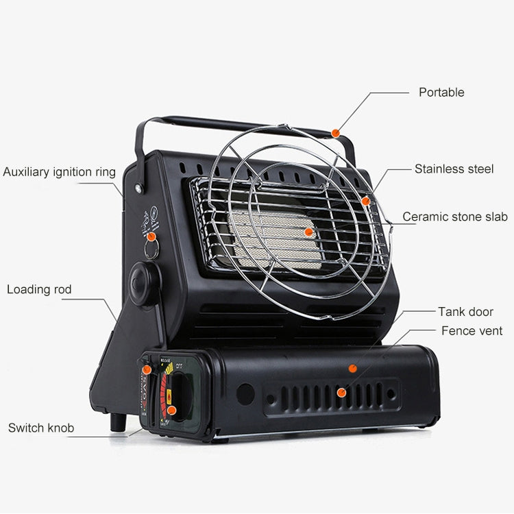 AOTU AT6429 Calentador De Estufa Casete Potencia 1,3KW