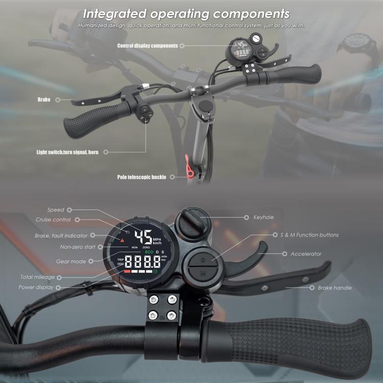 Kukirin M4 Max Scooter Electrico Plegable 800W 45KmH