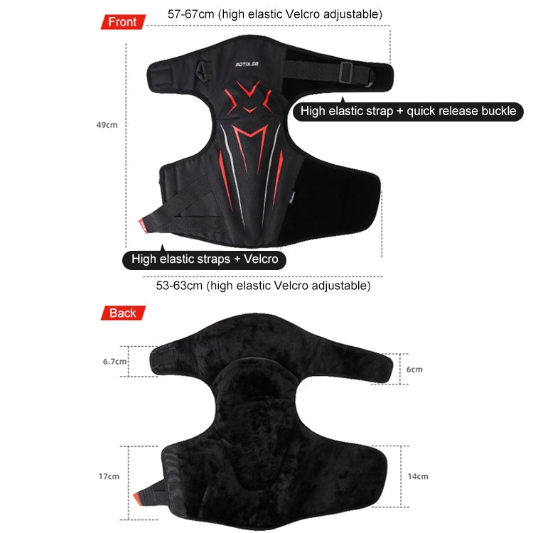 MOTOLSG 2 En 1 Rodilleras Protección CE Moto Y Bicicleta