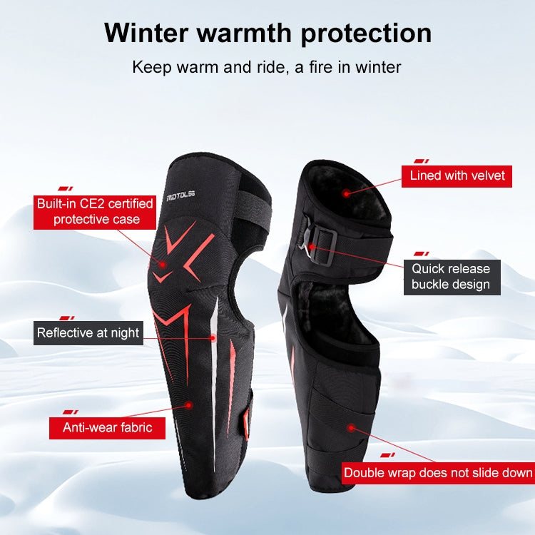 MOTOLSG 2 En 1 Rodilleras Protección CE Moto Y Bicicleta