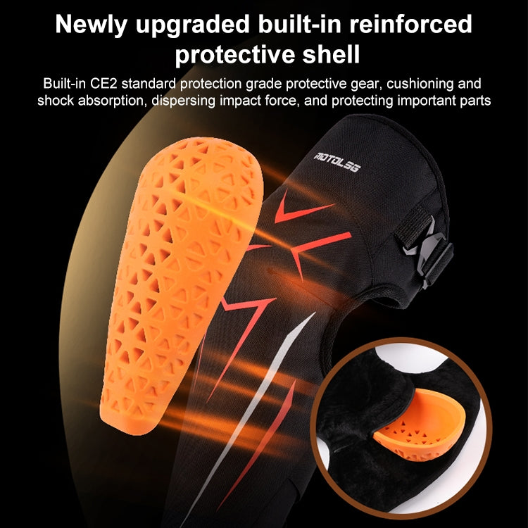 MOTOLSG 2 En 1 Rodilleras Protección CE Moto Y Bicicleta