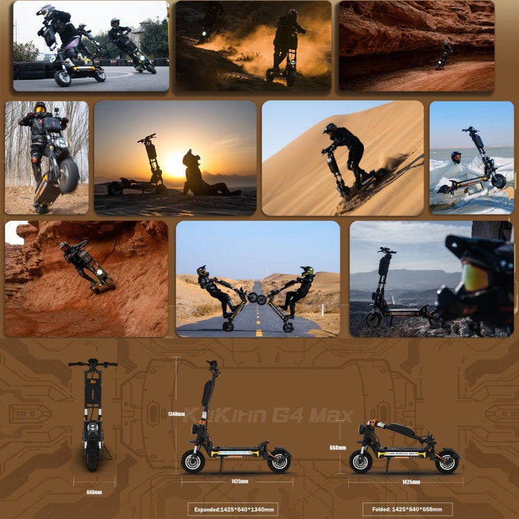 Kukirin G4 Max Scooter Eléctrico Todo Terreno 3200W Potencia