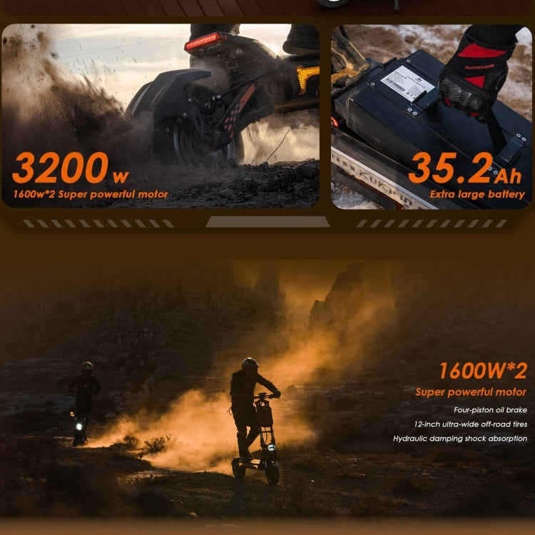 Kukirin G4 Max Scooter Eléctrico Todo Terreno 3200W Potencia