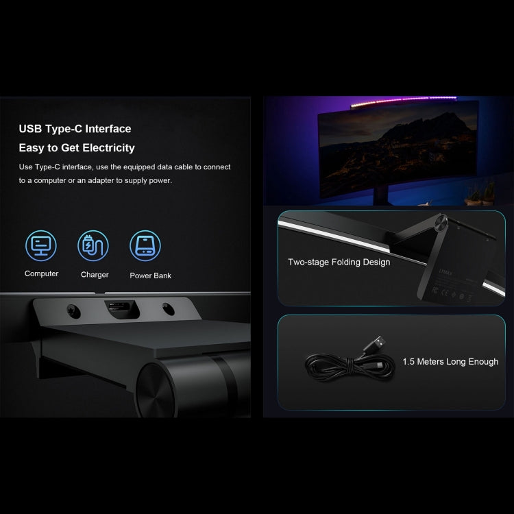 Xiaomi Youpin LYMAX Pro Luz Para Monitor USB C Atenuación