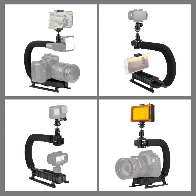 PULUZ Estabilizador DV Portátil En U Luz LED Kit Estudio