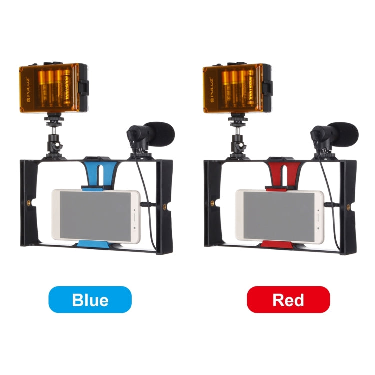 PULUZ 3en1 Vlogging LED Selfie Kit Teléfono Con Micrófono