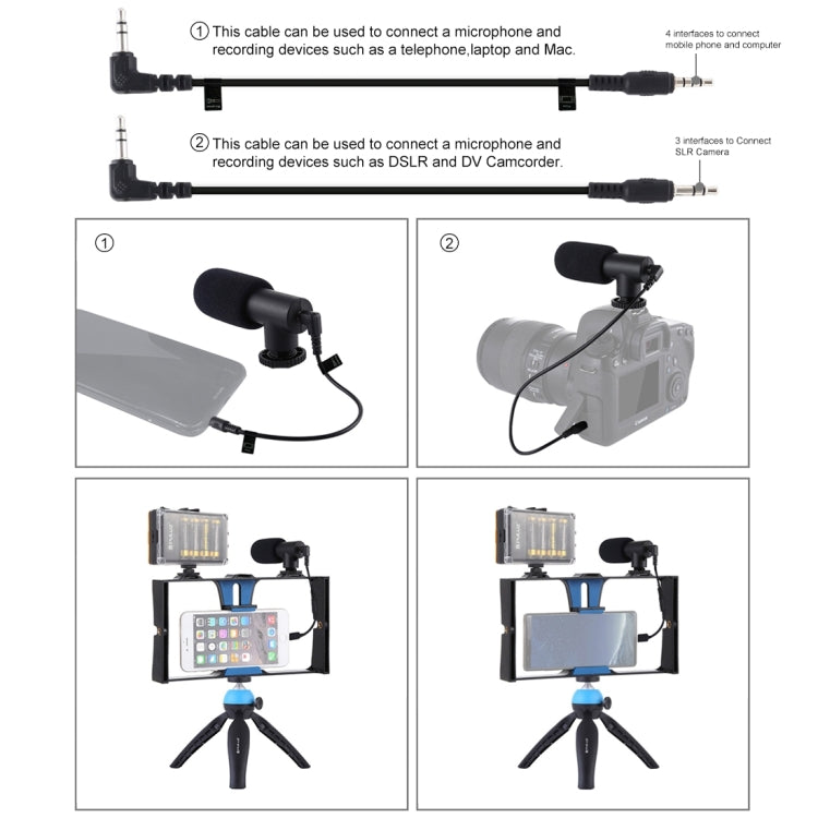NovaLight VlogKit Smartphone Luz 4 en 1 Portátil LED