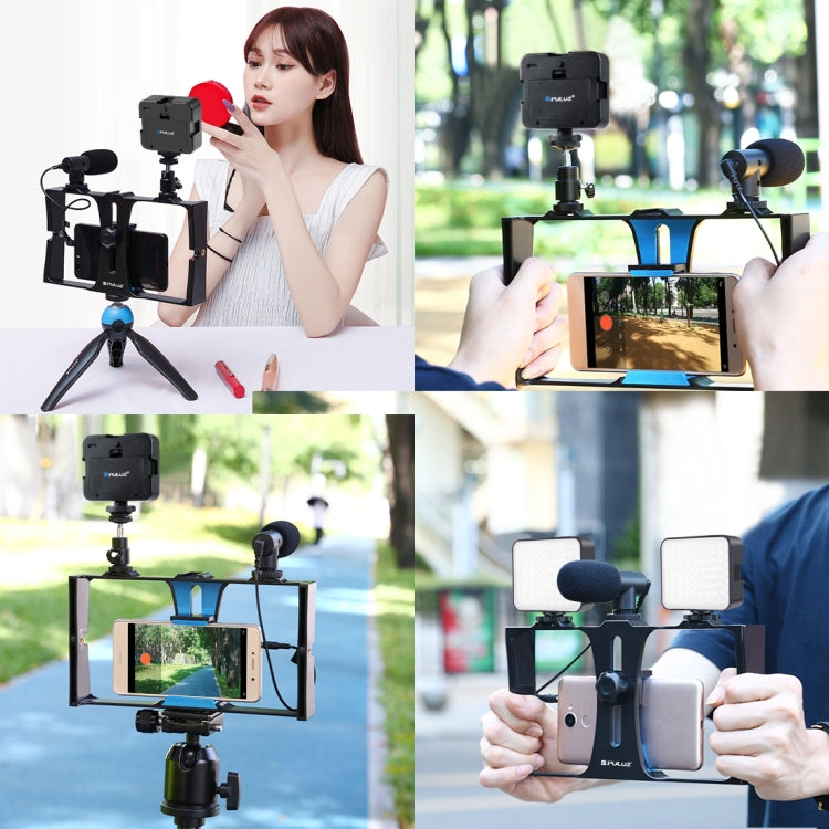 PULUZ 4 En 1 Luz LED Selfie 6500K Para Vlogging Plataforma