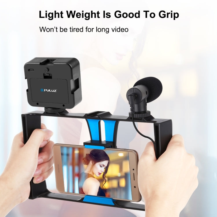 PULUZ 4 En 1 Luz LED Selfie 6500K Para Vlogging Plataforma