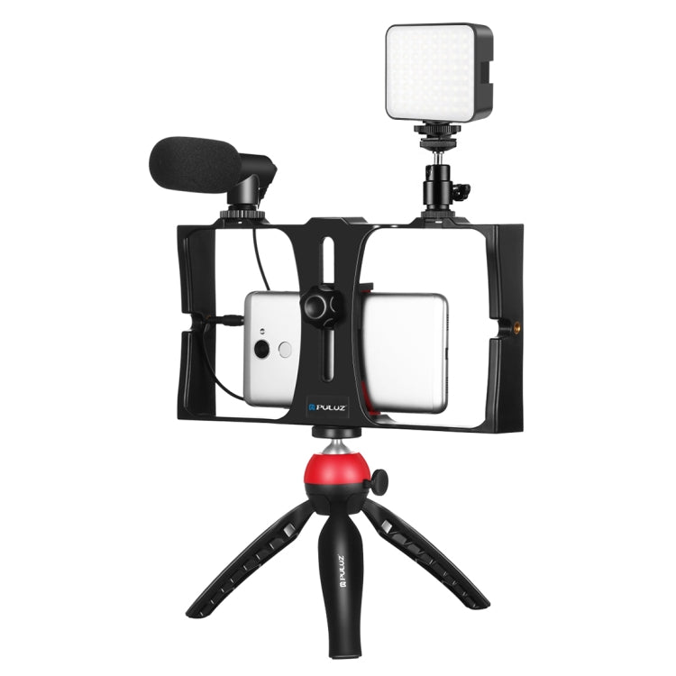PULUZ 4 En 1 Luz LED Selfie 6500K Para Vlogging Plataforma