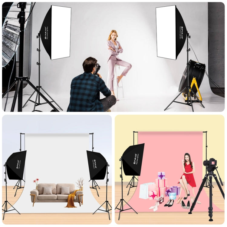 PULUZ Softbox Kit Iluminación Fotografía 2 Bombillas