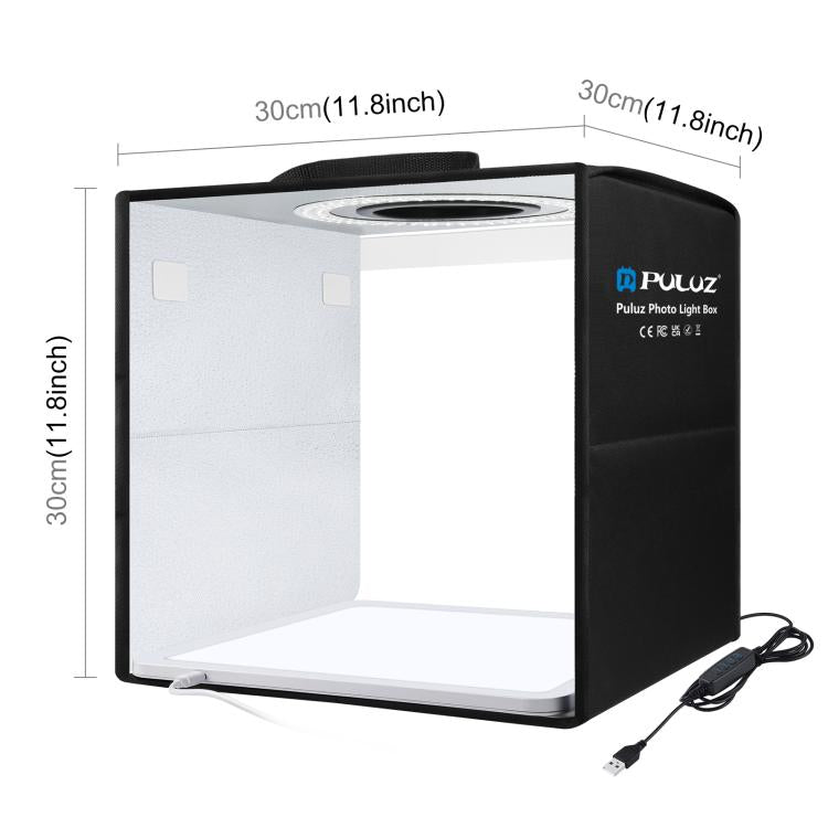 PULUZ Anillo De Luz 30 Cm Caja Fotográfica Sin Sombras