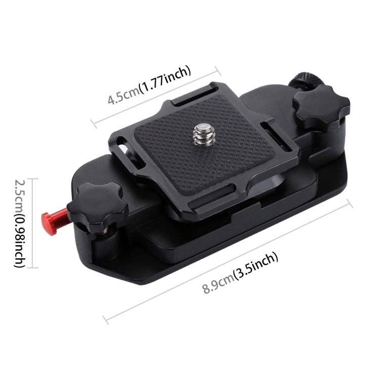 PULUZ 3en1 Correa Cintura para Cámara SLR Doble Hombro Kit