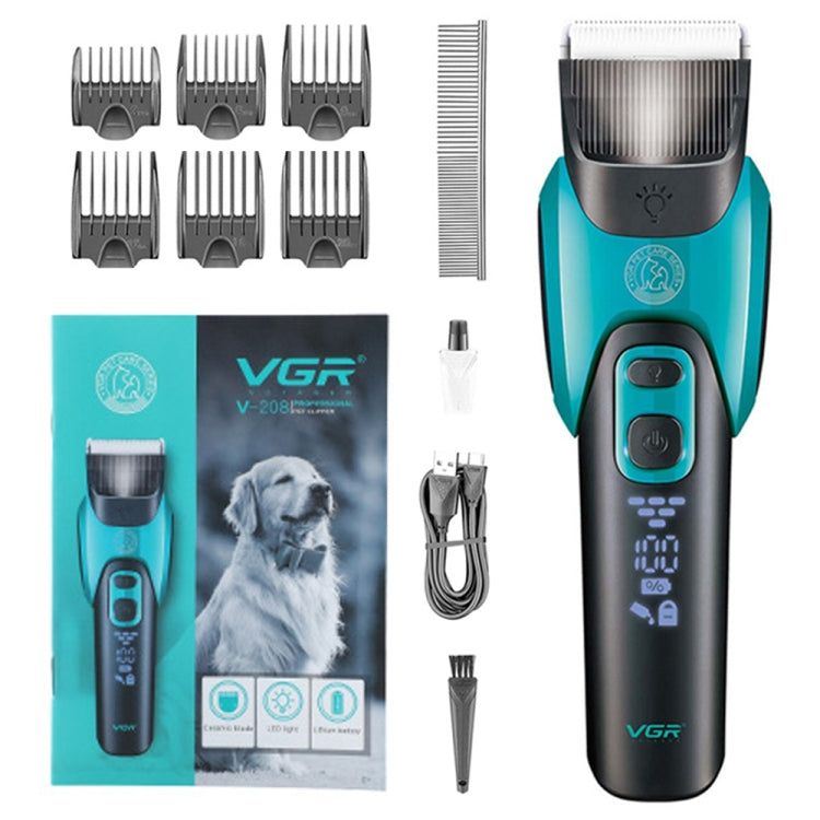 VGR V-208 Cortadora De Cabello Para Mascotas Motor 10W