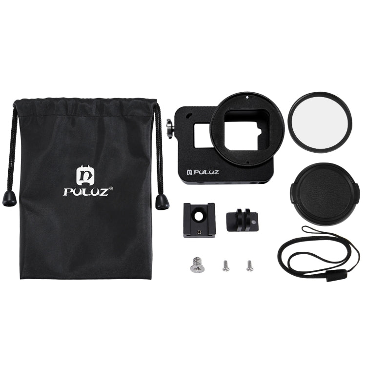 PULUZ Jaula Protectora CNC Para GoPro HERO 2018 Lente UV 52 Mm