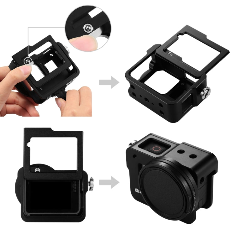 PULUZ Jaula Protectora CNC Para GoPro HERO 2018 Lente UV 52 Mm