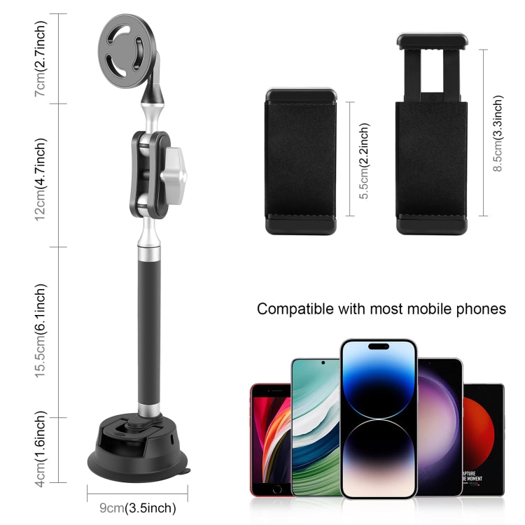 PULUZ Soporte Magnético Coche Tableta Teléfono 360Grados