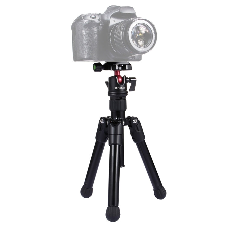 PULUZ Pocket Mini Microspur Trípode Rótula 360 Grados