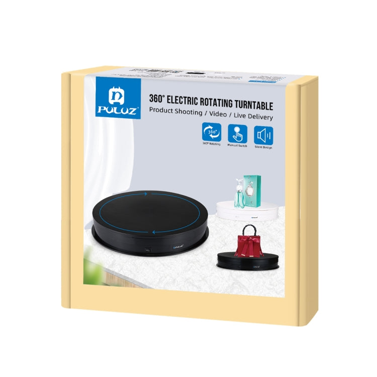 PULUZ PT30 Placa Giratoria USB Carga 10 20kg Fotografía
