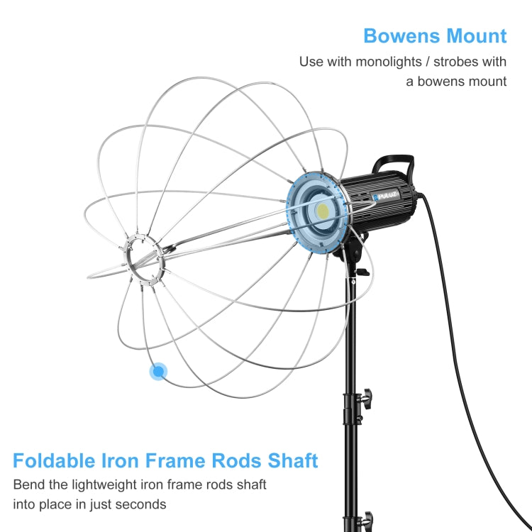 PULUZ 65cm Softbox SpeedLite Montaje Bowens Luz Fotografía