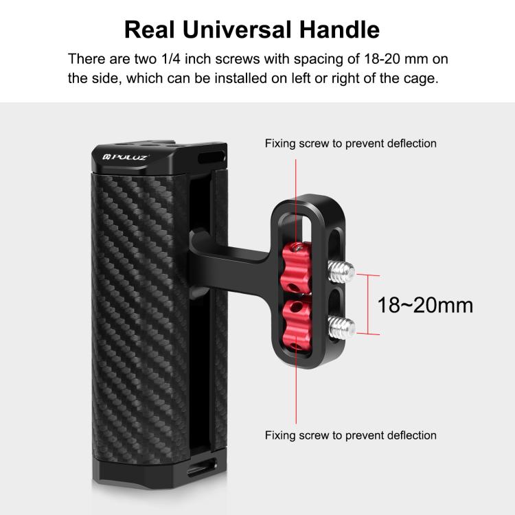 PULUZ Mango Lateral Universal Para Cámara Con Zapata Fría