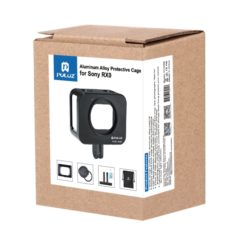 PULUZ Sony RX0 Jaula Protectora CNC Aluminio Filtro UV 37mm
