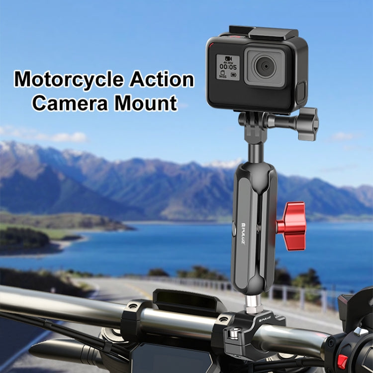 PULUZ Soporte Varilla Mágico Motocicleta 360 Grados Plus