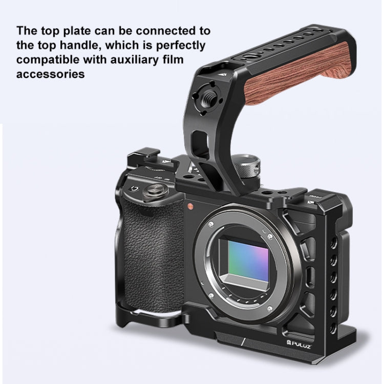 PULUZ Estabilizador Jaula Metal Para Sony A6500 A6400