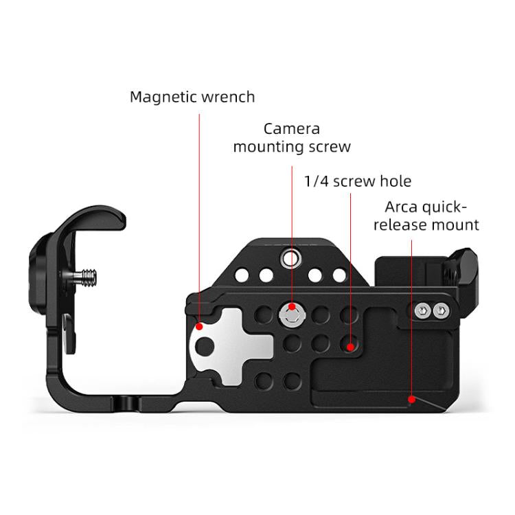 Sony ILME FX2B PULUZ Metal Camera Cage Stabilizer Rig Aluminio