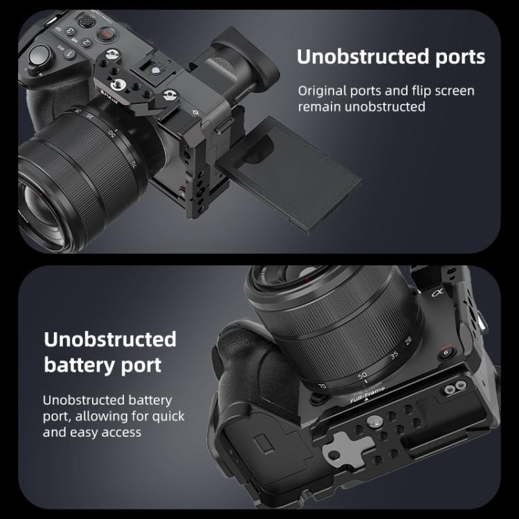 Sony ILME FX2B PULUZ Metal Camera Cage Stabilizer Rig Aluminio