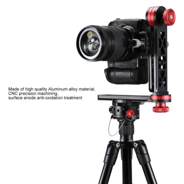 PULUZ Kit Placa Liberación Rápida Cabeza Esférica Panorámica 720 Grados Aluminio