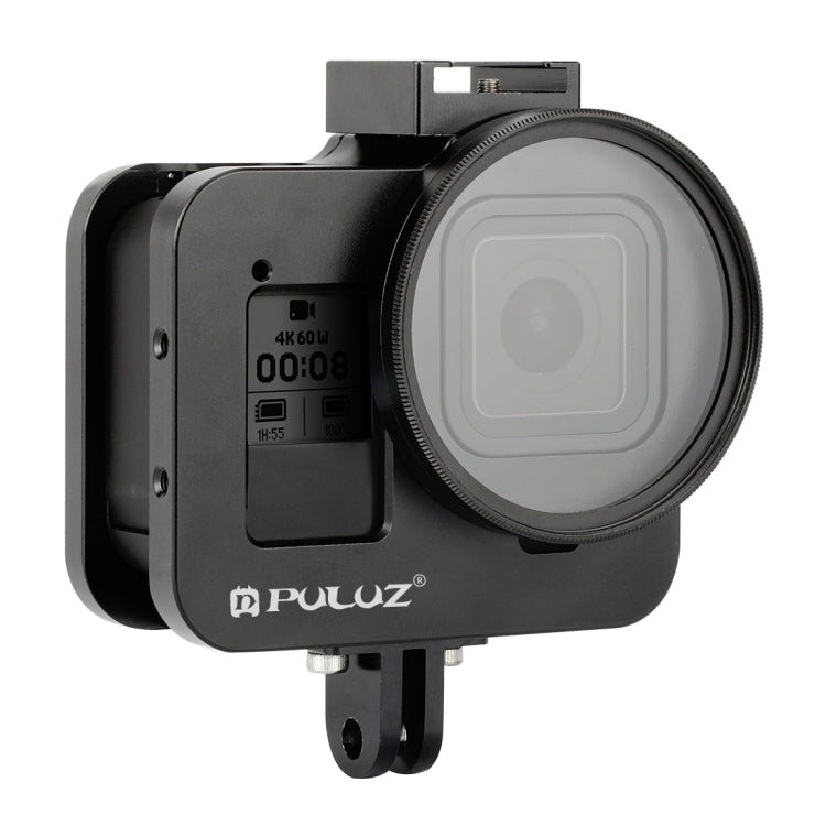 PULUZ GoPro HERO8 Jaula Protectora CNC Aluminio Lente UV52mm