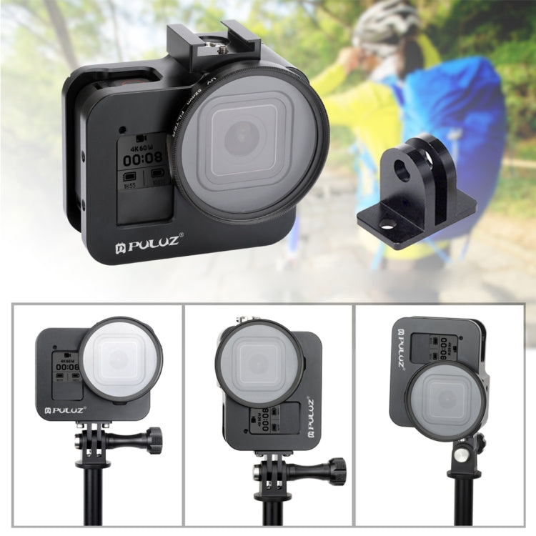 PULUZ GoPro HERO8 Jaula Protectora CNC Aluminio Lente UV52mm
