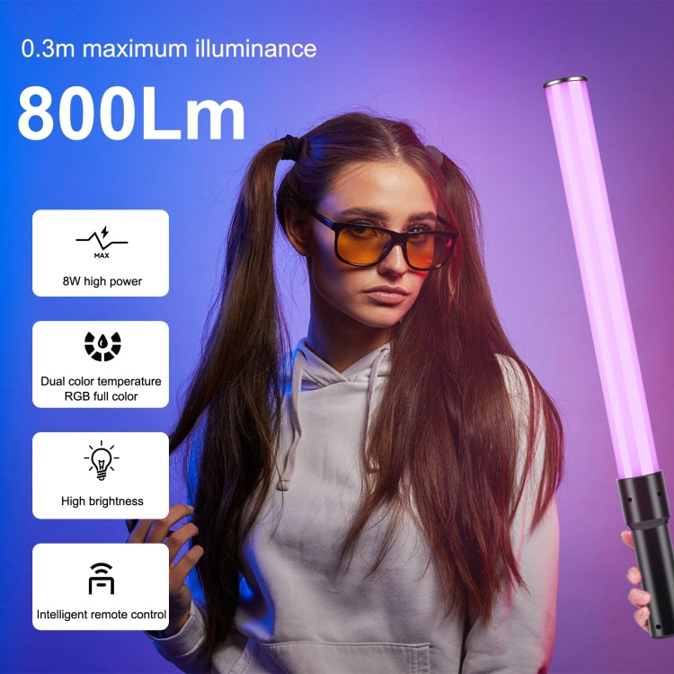 PULUZ 144 LED Luz de Relleno RGB para Fotografía Con Mango