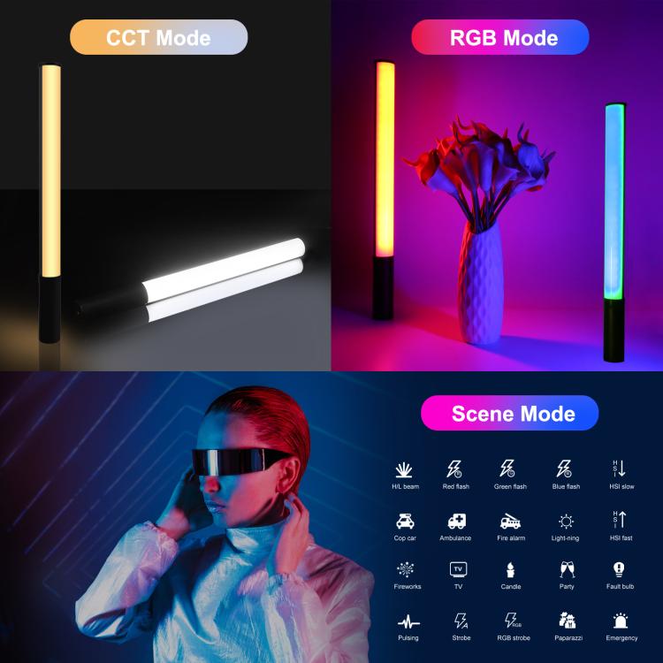 PULUZ 132LED Luz De Relleno RGB Portátil Para Fotografía