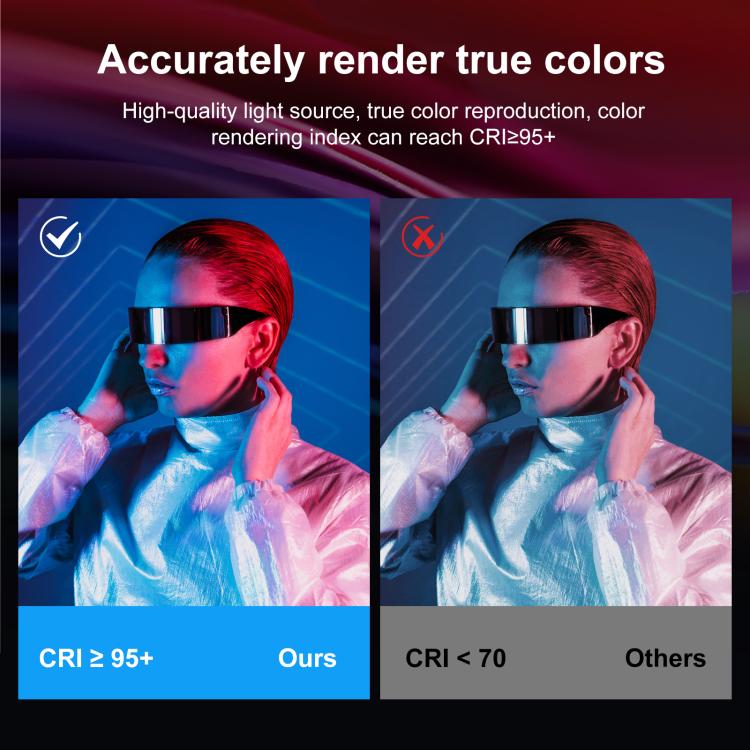 PULUZ 132LED Luz De Relleno RGB Portátil Para Fotografía