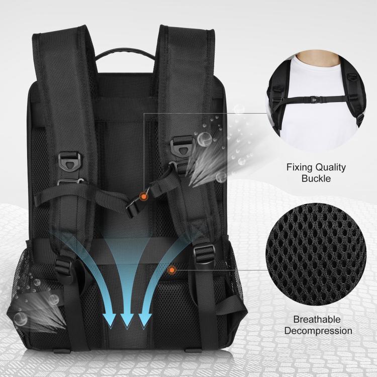 PULUZ Mochila Para Cámara Portátil Con Energía Solar